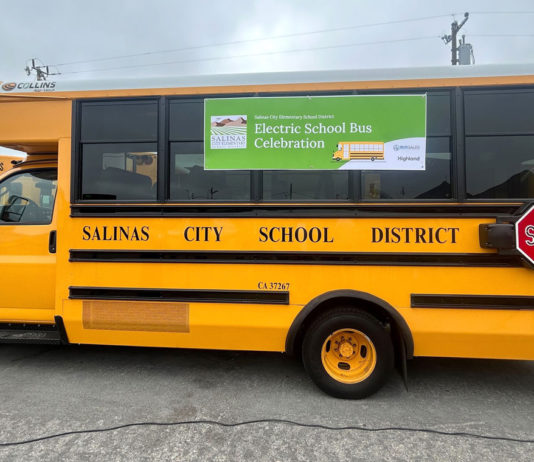 Salinas City Elementary School District launches electric bus fleet Salinas City Elementary School District electric bus