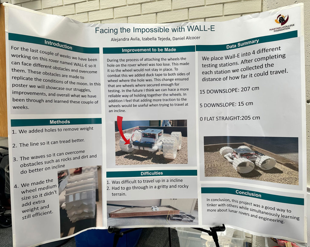 Hartnell College NASA MUREP Aerospace Academy rover