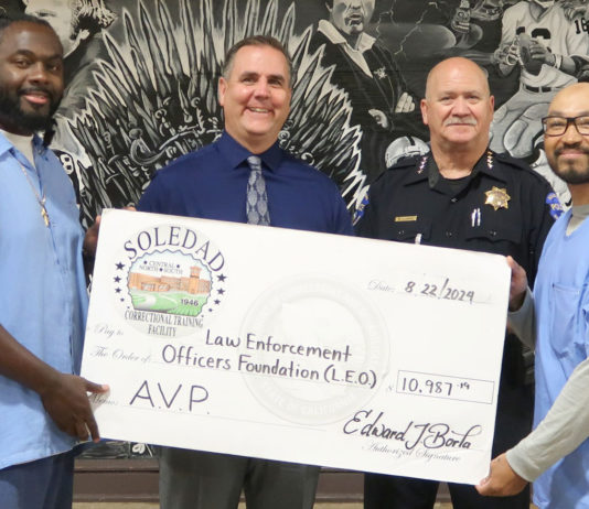 Correctional Training Facility raises nearly $11K for Soledad Cops Giving Tree