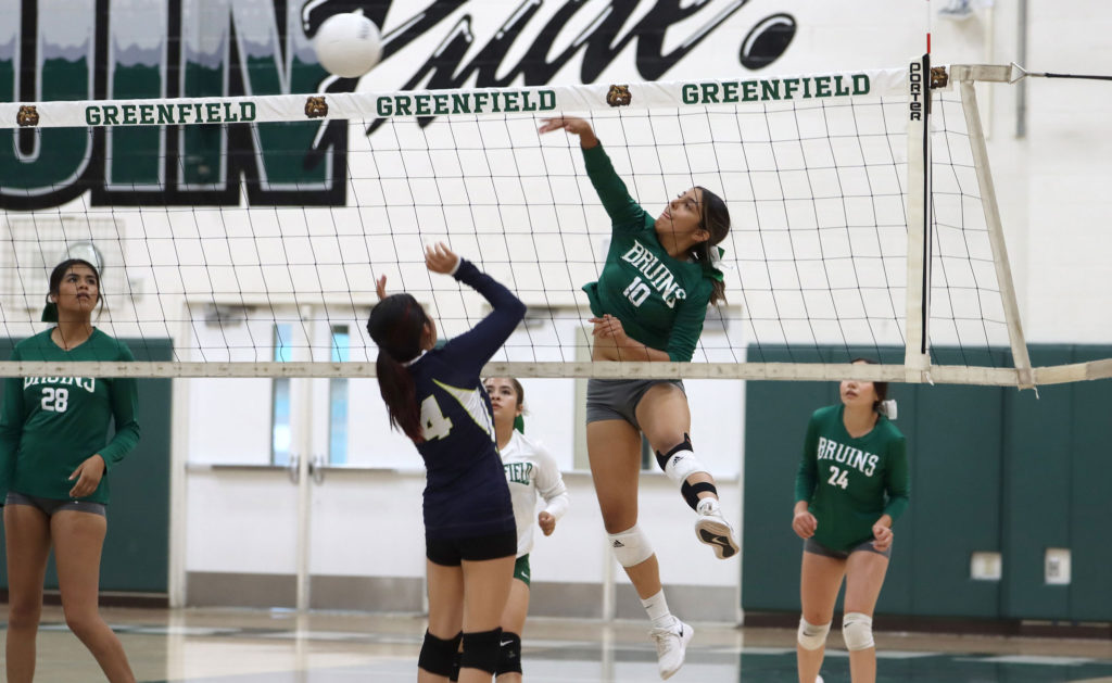 Image for display with article titled Volleyball | Greenfield Lady Bruins Improve to 4-0 in League