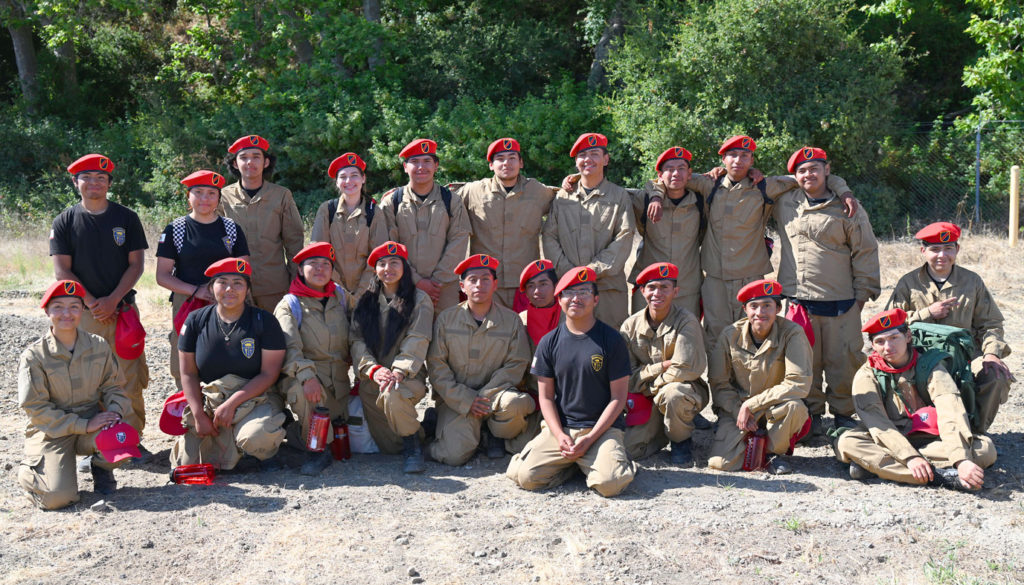 Image for display with article titled Greenfield High Cadets Triumph in Basic Survival Course, Earning Red Berets