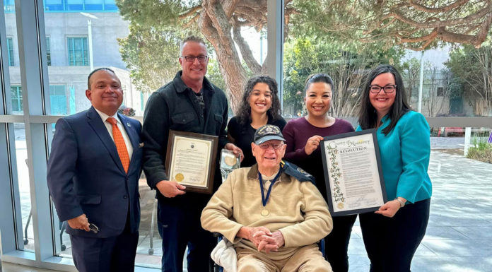 Monterey County honors 103-year-old WWII veteran from Salinas