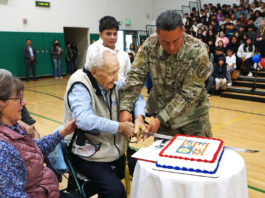 Gonzales middle school assembly honors veterans