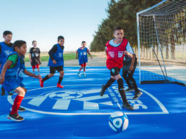 Earthquakes, Chevron unveil new futsal court in Greenfield