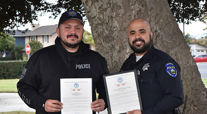 Soledad police officers honored for heroic rescue in fiery crash