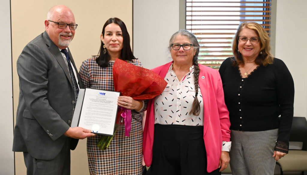 Image for display with article titled Soledad Mayor Velazquez Honored for MST Service