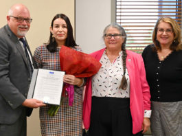 Soledad Mayor Velazquez honored for MST service