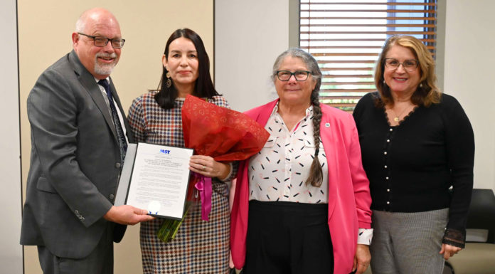 Soledad Mayor Velazquez honored for MST service