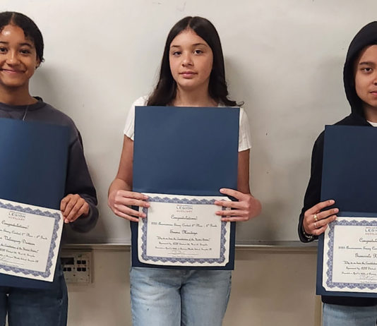 Gonzales American Legion Auxiliary announces student winners of 2025 Americanism contest