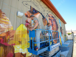Artists give Soledad Fire Departmentās new garage a colorful upgrade