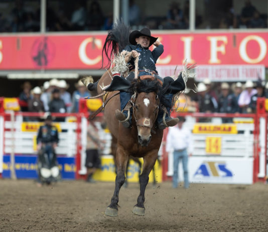 Champions crowned at final performance of California Rodeo Salinas Saddle Bronc champion