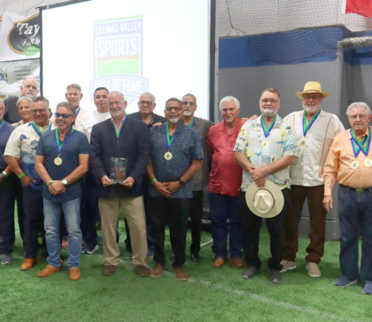 Gonzales Highās 1974 football team inducted into Salinas Valley Sports Hall of Fame Salinas Valley Sports Hall of Fame 1974 Gonzales High football team