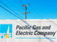 Pacific Gas and Electric Company sign