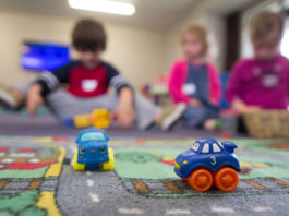 Report highlights need for family-centered child care policies in Monterey County Children playing toys
