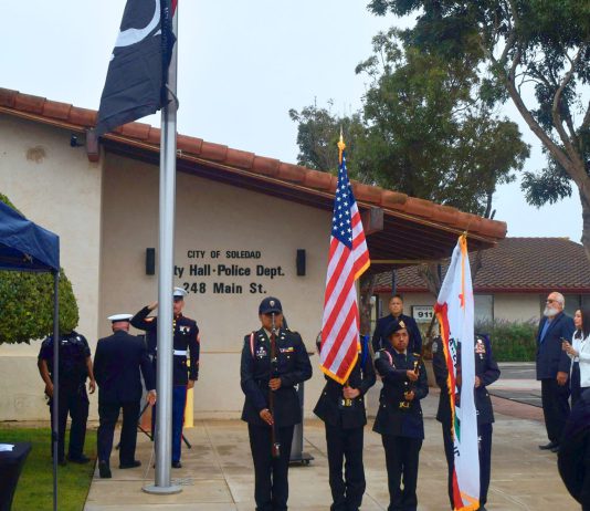Soledad flag ceremony pays tribute to missing military Soledad POW/MIA Flag Ceremony