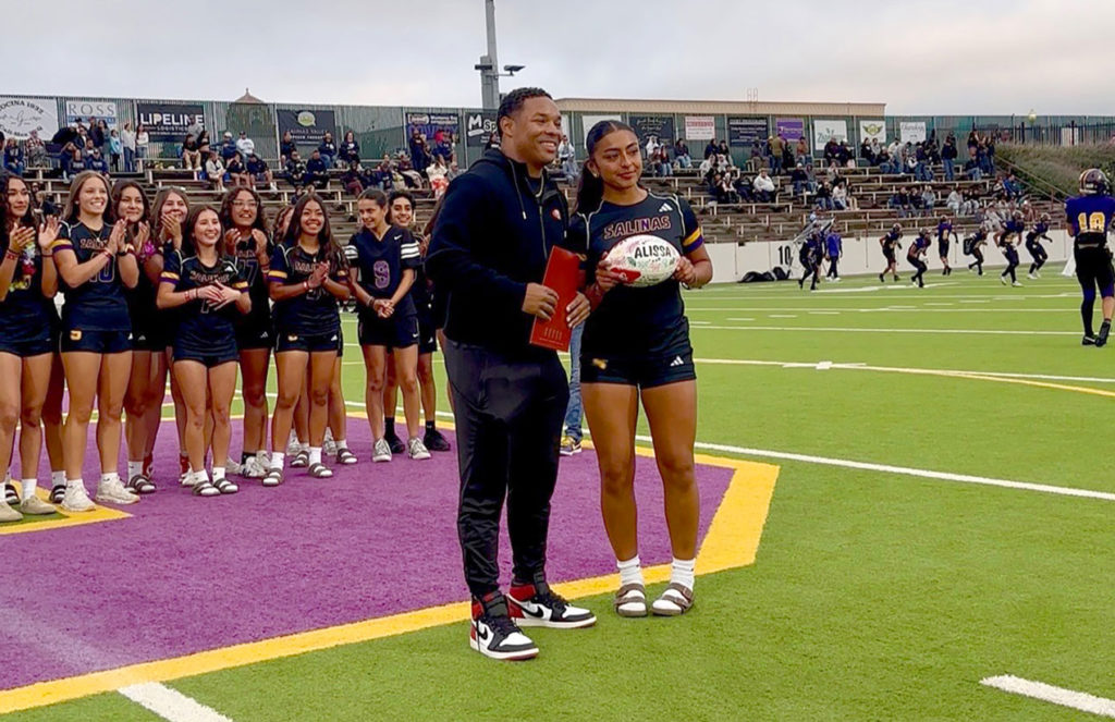 49ers Foundation Salinas flag football Alissa Escutia