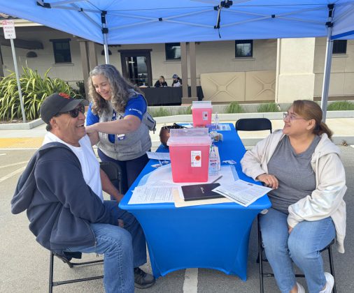 Gonzales couple receives flu shots