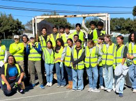 Gonzales hosts successful recycling and cleanup event Resuse, Recycle and Cleanup Day volunteers