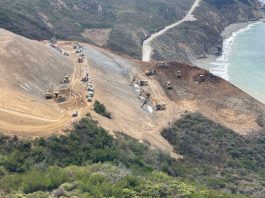 With reopening in sight, economic impact study sheds light on cost of extended Highway 1 closure Regent's Slide slope repairs