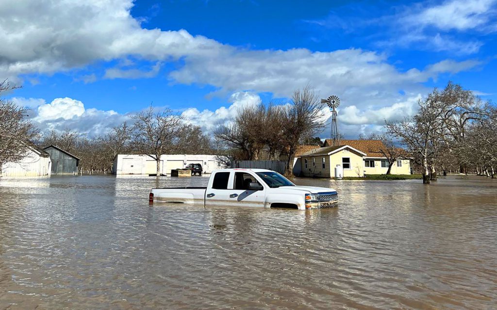 Property in San Ardo flooded