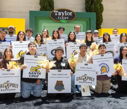 Taylor Farms awards more than $650K in scholarships through 2025 program Taylor Farms scholarship students