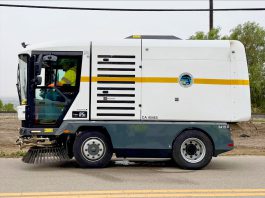 First electric street sweeper rolls into South Monterey County Monterey County electric street sweeper