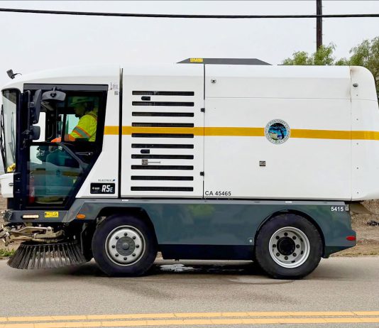 First electric street sweeper rolls into South Monterey County Monterey County electric street sweeper
