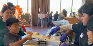 Greenfield serves more than 600 meals at 2nd annual Day of Thanks community dinner Greenfield Day of Thanks cadets serving