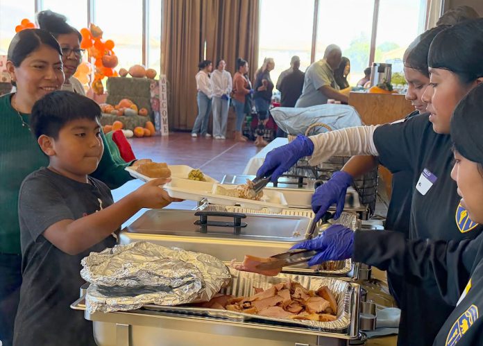 Greenfield Day of Thanks cadets serving