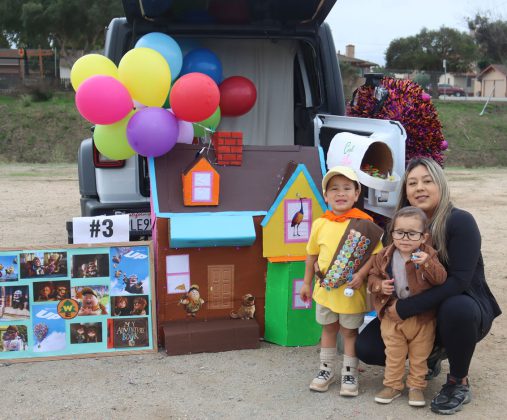 Families at Gonzales Trunk or Treat