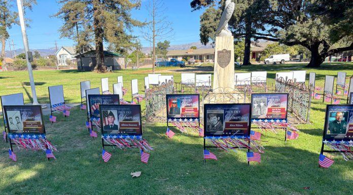 Gonzales honors local veterans at annual ceremony Gonzales Veterans Day Ceremony Hometown Heroes signs