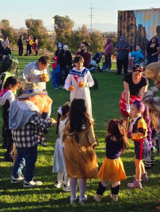 Youth play games at Soledad Spook Fest