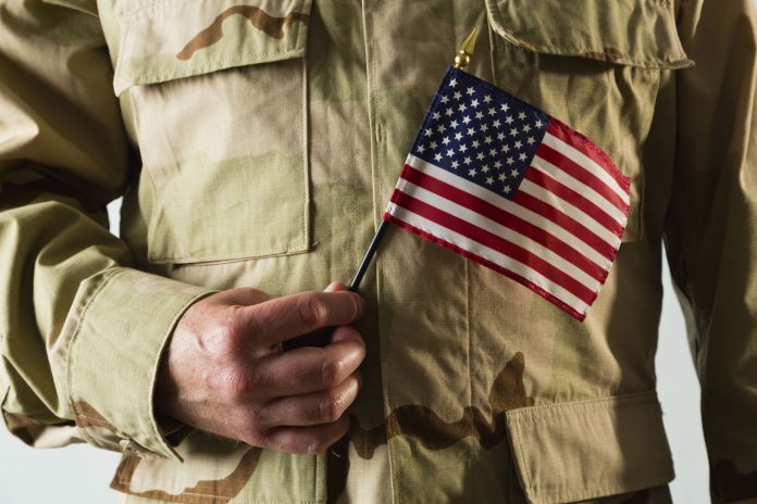 Soldier-with-flag-metro