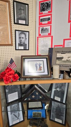 Soledad Historical Society Museum veterans display