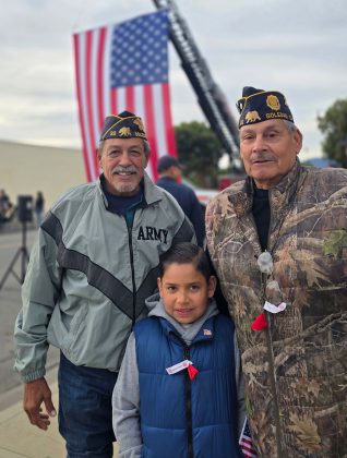 Veterans at Soledad Veterans Day ceremony