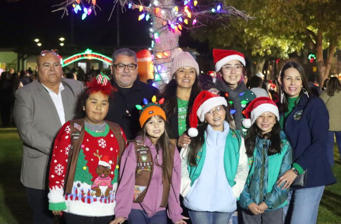 Soledad City Councilmembers with Girl Scouts