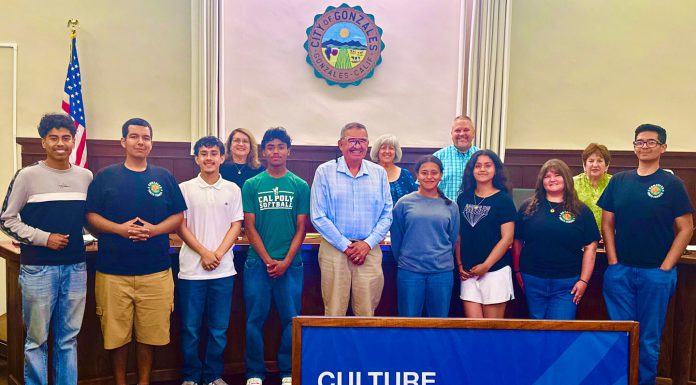City of Gonzales announces 2025-26 Youth Council members Gonzales City Council with Youth Council members