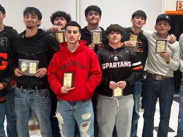 Football | Gonzales Spartan players receive awards for 2025 season Gonzales High School football players