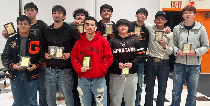 Gonzales High School football players