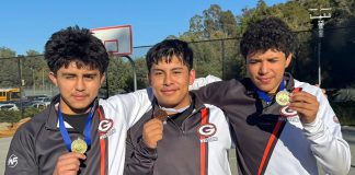 Wrestling | King City, Gonzales grapplers place at recent events Gonzales wrestlers with medals