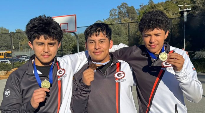 Wrestling | King City, Gonzales grapplers place at recent events Gonzales wrestlers with medals