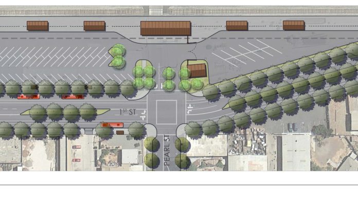 Coast rail projects moving forward in latest reports Diagram of King Station Multimodal Transit Center