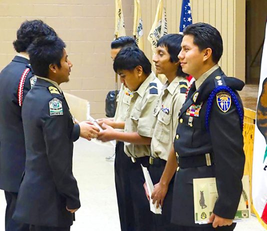 Greenfield High cadets recognized at Fall Awards Night Cadets receive awards