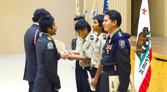 Greenfield High cadets recognized at Fall Awards Night Cadets receive awards