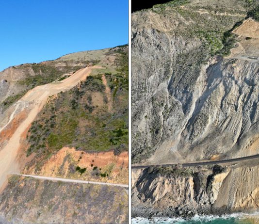 Gov. Newsom announces early reopening of Highway 1 in Big Sur, months ahead of schedule Regent’s Slide
