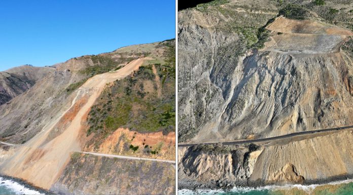 Gov. Newsom announces early reopening of Highway 1 in Big Sur, months ahead of schedule Regent’s Slide