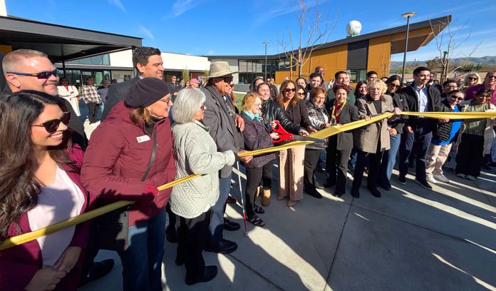 Janice Caprara Community Center Complex ribbon cutting