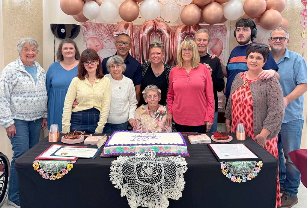 Centenarian birthday celebration