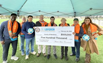 Group with check for Salinas Regional Soccer Complex