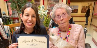 Eden Valley resident celebrates 100th birthday at Soledad facility Centenarian birthday celebration